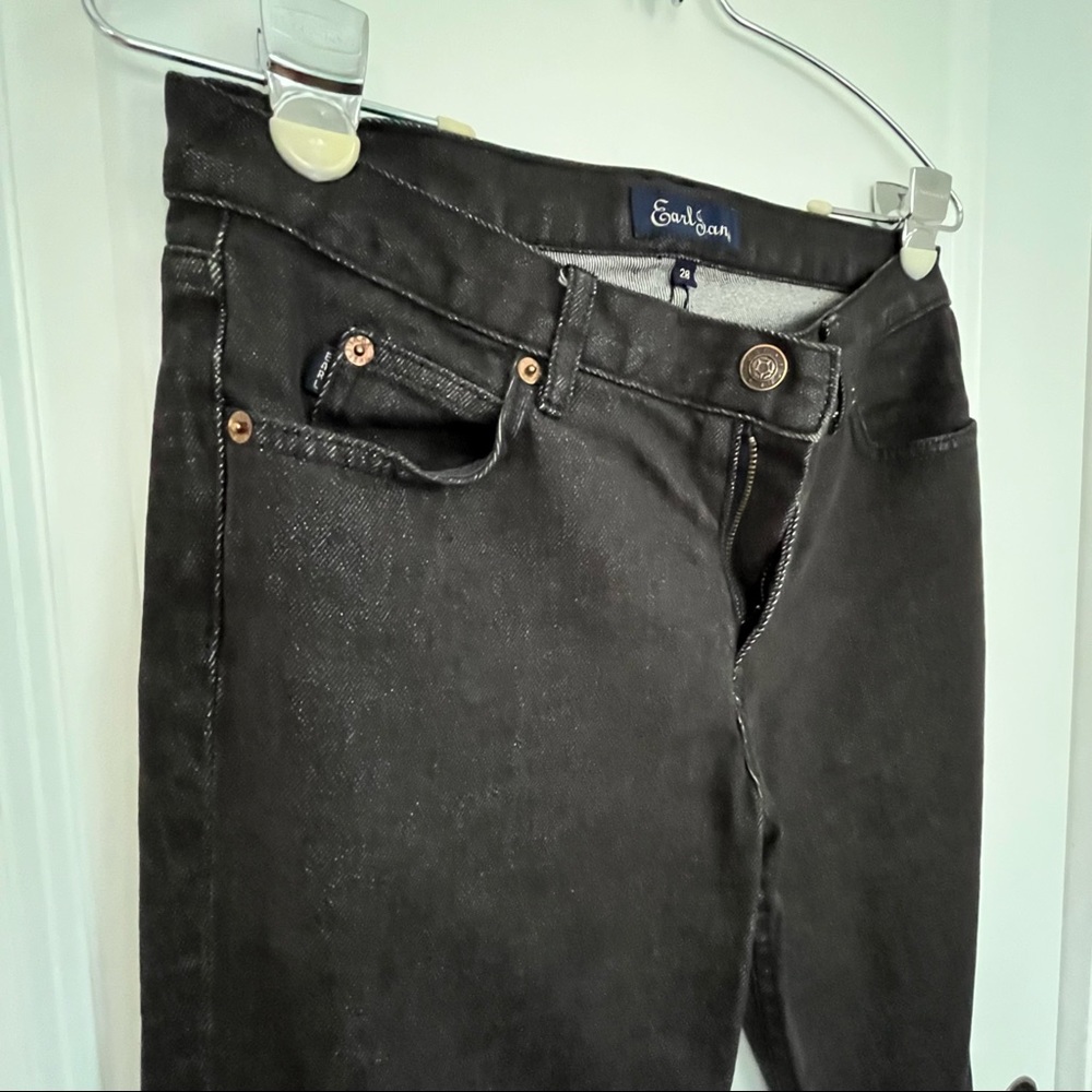 EARL JEANS Boot Cut Black Denim | Size 28